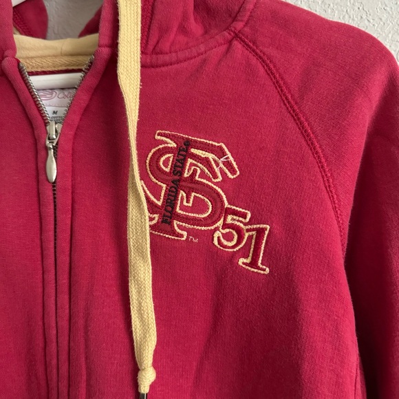 FSU Florida State University Seminoles Zip Up Sweatshirt - Picture 2 of 5